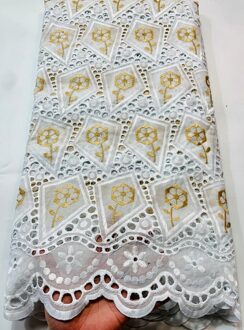 Puur Katoen Zwitserse Voile Kant In Zwitserland Afrikaanse Droge Kant Stof Nigeriaanse Voor Bruiloft VSH064 AS PIC1