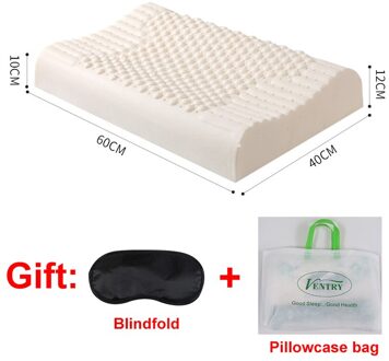 Puur Natuurlijke Latex Orthopedische Kussens Thailand Corrigerende Nek Slaap Kussen Beschermen Wervels Gezondheidszorg Beddengoed Cervicale Kussen