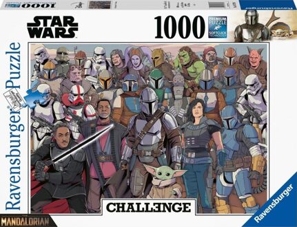 Puzzel 1000 p - Baby Yoda / Star Wars Mandalorian (uitdagingspuzzel)
