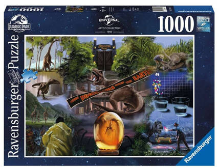 Puzzel 1000 stukjes licenties Jurassic Park