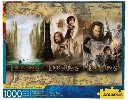 Puzzel 1000 Stukjes Lord Of The Rings Drieluik - 65369
