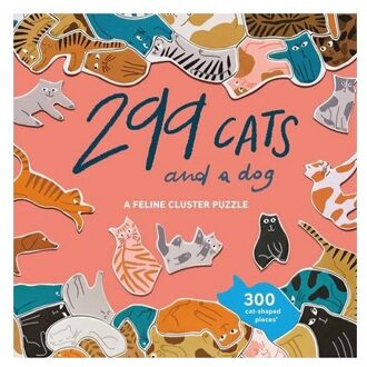 puzzel 299 cats and a dog 300 stukjes engelstalig