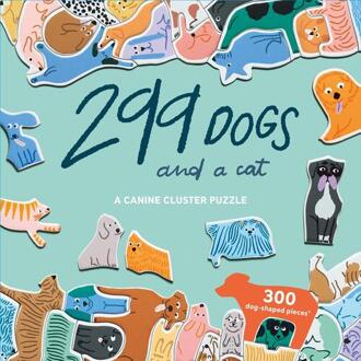 puzzel 299 dogs and a cat 300 stukjes engelstalig