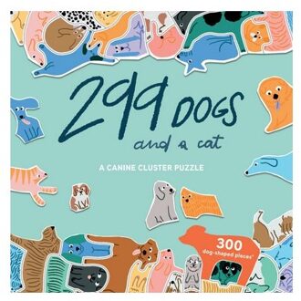 puzzel 299 dogs and a cat 300 stukjes engelstalig