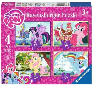 Puzzel 4-in-1 My Little Pony - 12 + 16 + 20 + 24 Stukjes