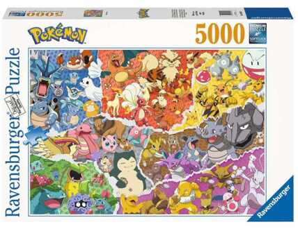 Puzzel 5.000 stukjes Pokemon