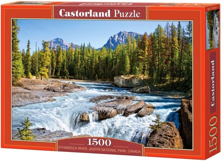 puzzel Athabasca River Jasper Canada - 1500 stukjes