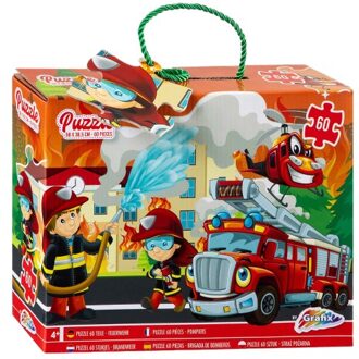 Puzzel Brandweer 58X39cm 60 Stukjes