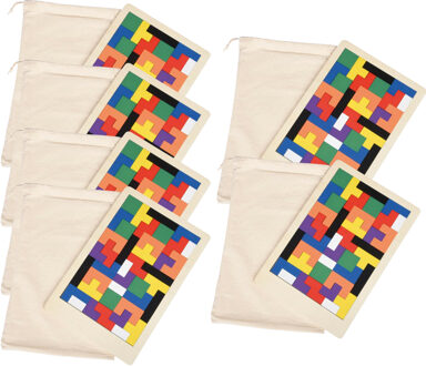 Puzzel Breinbreker - 6x - kronkel vlak puzzel - 26 x 18 cm - 40 stukjes