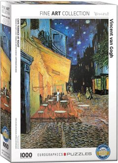 puzzel Café Terrace at Night - Vincent van Gogh - 1000 stukjes