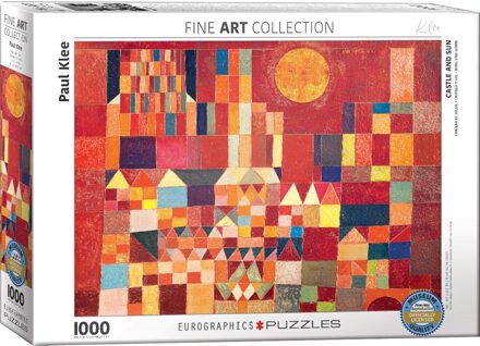 puzzel Castle and Sun - Paul Klee - 1000 stukjes