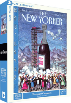 Puzzel Champagne Countdown - 1000 stukjes multicolor