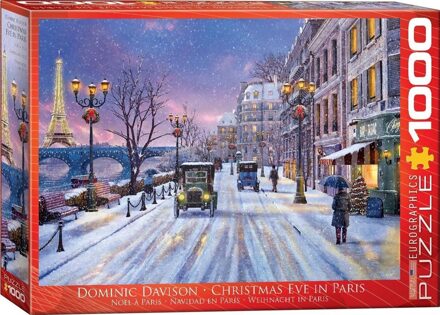 puzzel Christmas Eve in Paris - 1000 stukjes