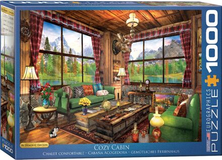 puzzel Cozy Cabin - Dominic Davison - 1000 stukjes