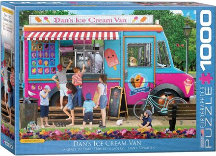 puzzel Dan's Ice Cream Van - Paul Normand - 1000 stukjes