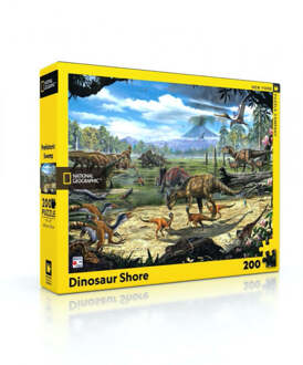 Puzzel Dinosaur Shore - 200 stukjes multicolor