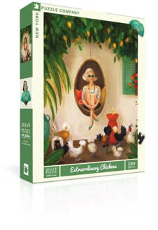 Puzzel Extraordinary Chickens - 500 stukjes multicolor