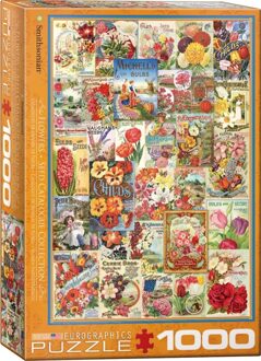 puzzel Flower Seed Catalog Covers - 1000 stukjes