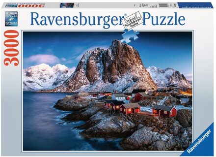puzzel Hamnoy, Lofoten - legpuzzel - 3000 stukjes