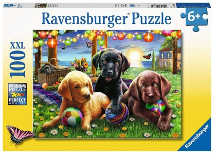 puzzel Honden picknick 100