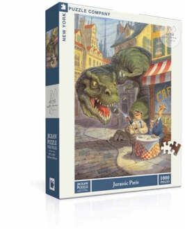Puzzel Jurassic Paris - 1000 stukjes multicolor