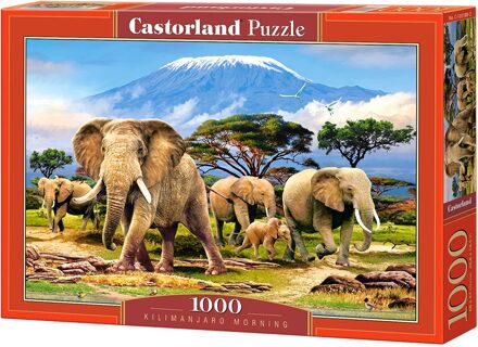puzzel Kilimanjaro ochtend - 1000 stukjes Multikleur