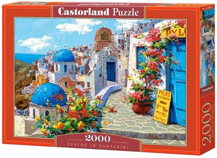 puzzel lente in Santorini - 2000 stukjes Multikleur