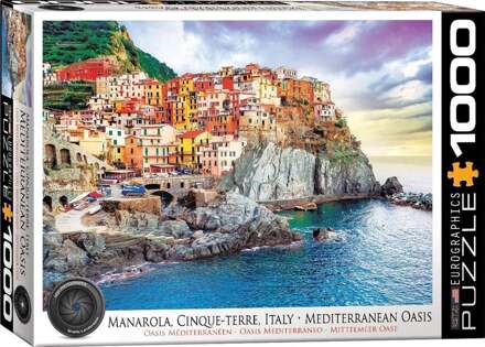 puzzel Manarola Cinque - Terre Italy - 1000 stukjes