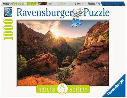 Puzzel Nature Edition Puzzles 1000 stukjes Zion Canyon USA
