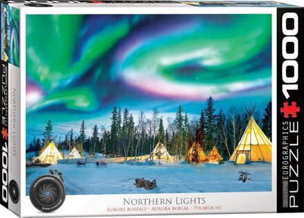 puzzel Northern Lights - Yellowknife - 1000 stukjes