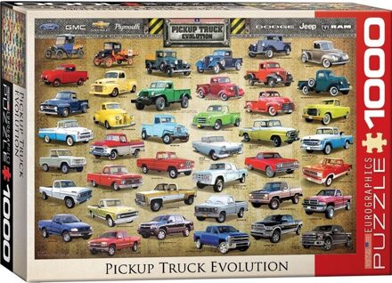puzzel Pickup Truck Evolution - 1000 stukjes