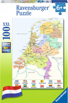 Puzzel Ravensburger Nederlandse kaart 100 stukjes
