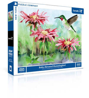 Puzzel Roodkeelkolibrie - 1000 stukjes multicolor