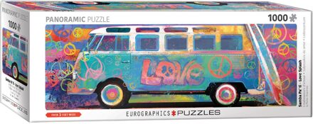 puzzel Samba Pa' Ti - Love Bus VW Panorama - 1000 stukjes
