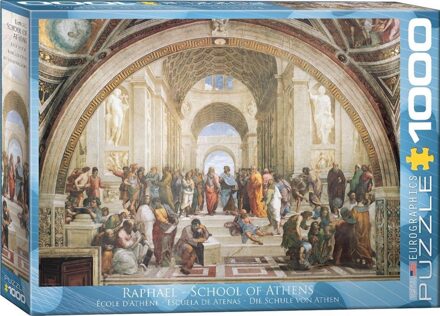 puzzel School of Athens - Raphael - 1000 stukjes