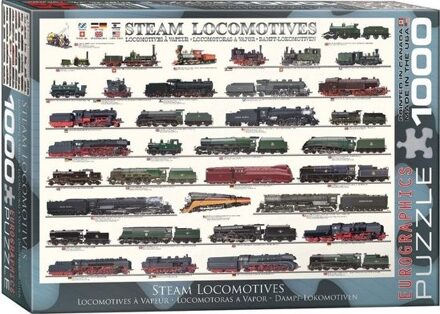 puzzel Steam Locomotives - 1000 stukjes