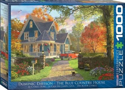 puzzel The Blue Country House - Dominic Davison - 1000 stukjes