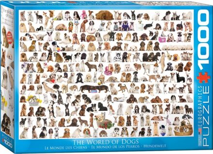puzzel The World of Dogs - 1000 stukjes