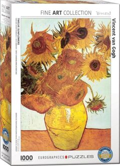 puzzel Twelve Sunflowers - Vincent van Gogh - 1000 stukjes