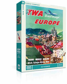 Puzzel Vlieg naar Europa - 500 stukjes multicolor