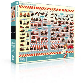 Puzzel Voertuigen - 1000 stuks multicolor