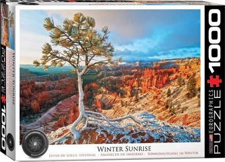 puzzel Winter Sunrise - 1000 stukjes