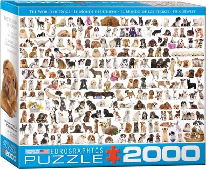 puzzel World of Dogs - 2000 stukjes