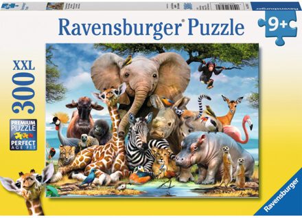 puzzel XXL Afrikaanse vrienden - 300 stukjes