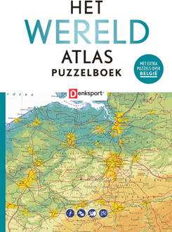 Puzzelboek Het Wereld Atlas Puzzelboek | Denksport