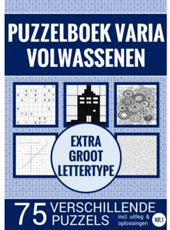 Puzzelboek Varia Voor Ouderen, Slechtzienden, Senioren, Opa En Oma - Extra Groot, Type Xl/Xxl - Puzzelboeken & Meer