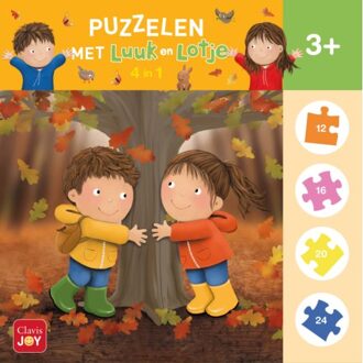 Puzzelen Met Luuk En Lotje. 4-In-1-Puzzel Seizoenen