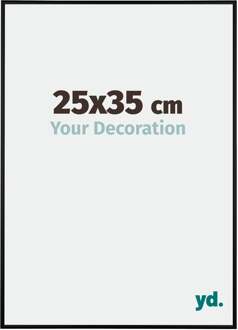 Puzzellijst 25x35 cm - Zwart Mat - Aluminium - Kent