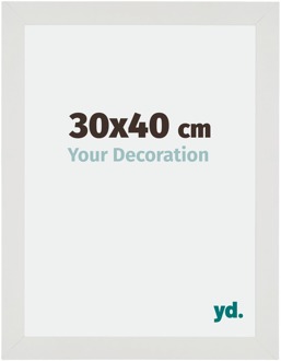 Puzzellijst 30x40 cm - Wit Mat - MDF - Mura