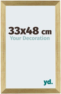 Puzzellijst 33x48 cm - Goud Glans - MDF - Mura